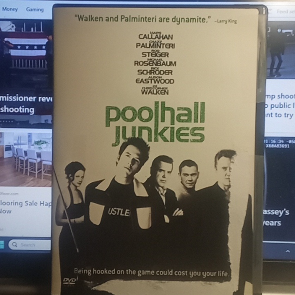 Pool hall junkies DVD please read full item description (SKU DVD box 2)